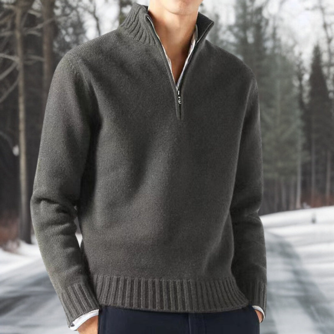 Pull Homme Doux et Chaud en Laine Mélangée