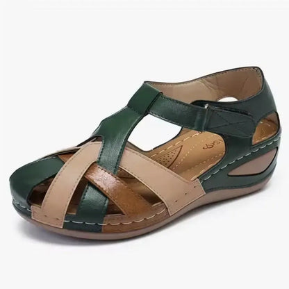 Sandales Plates Élégantes à Fermeture Réglable pour Femme