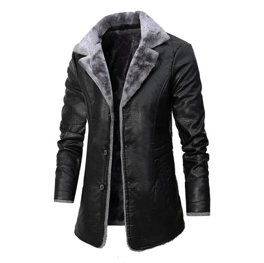 Blouson Cuir Noir Véritablement Chic et Élégant - PanierRoyale