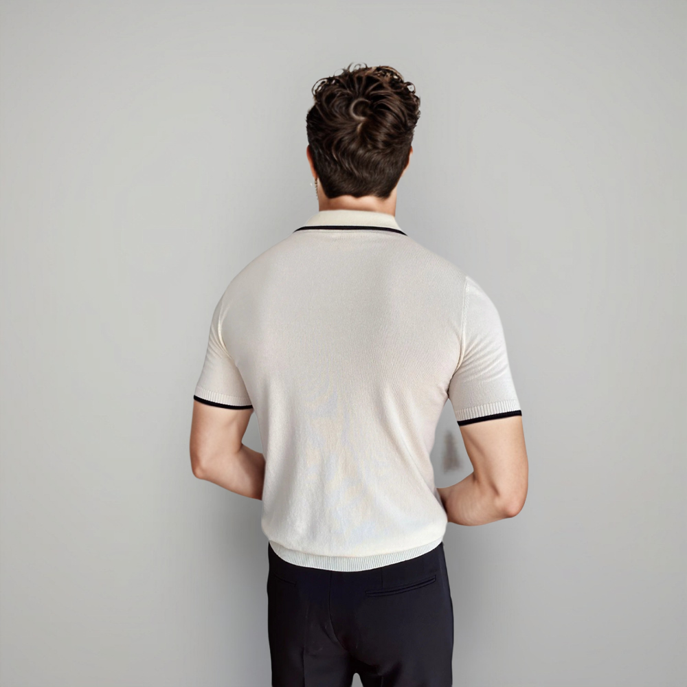 Polo Homme Classique Coton Décontracté