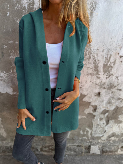 Veste femme longue capuche - Légère et Chaude pour Hiver