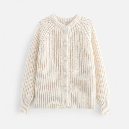 Gilet femme gris foncé épais confortable en maille