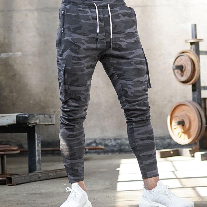 Pantalon Jogging Élastique Confort avec Poches