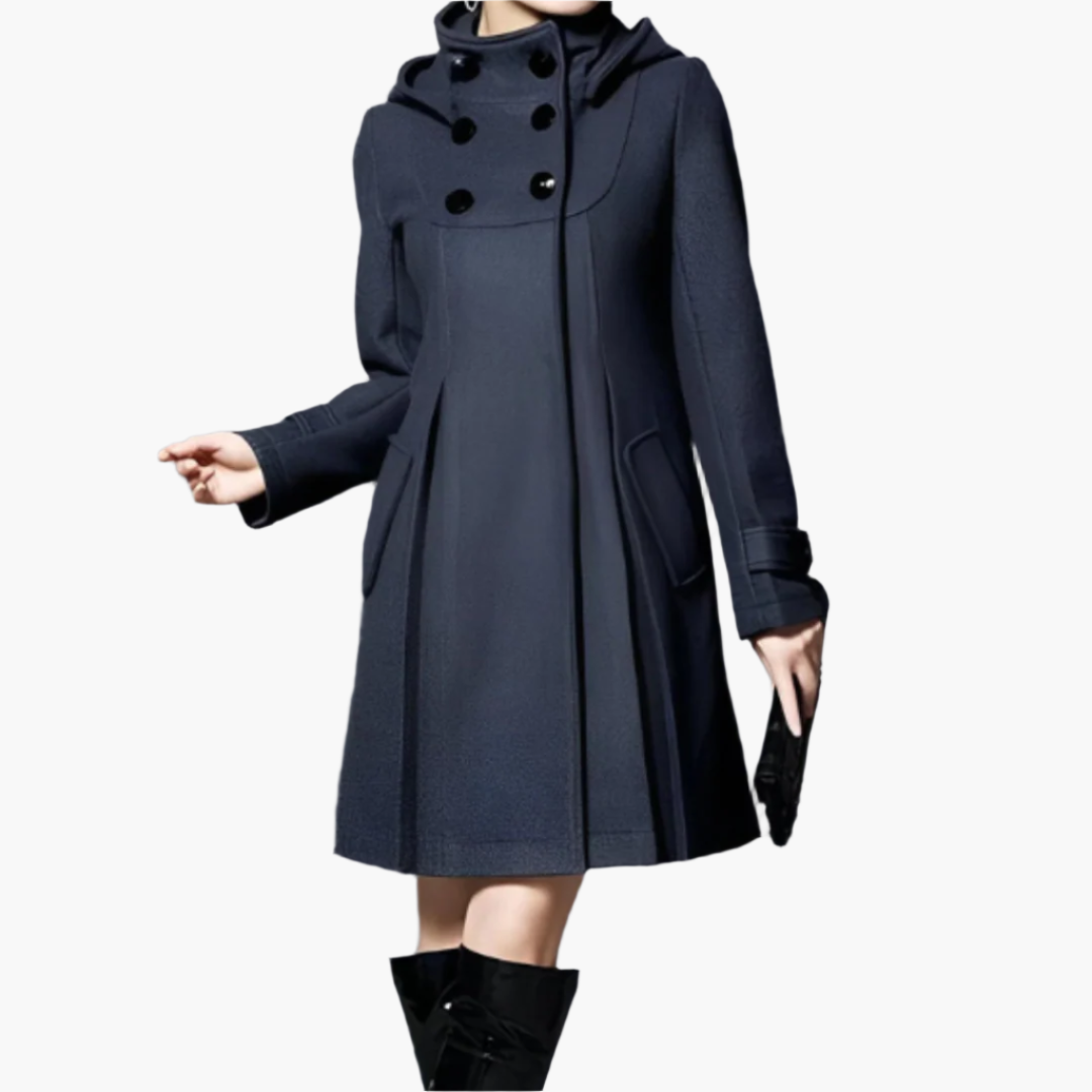 Manteau femme à capuchon élégant et tendance