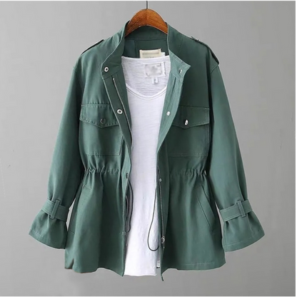 Manteau Femme Long Élégant Taille Classique