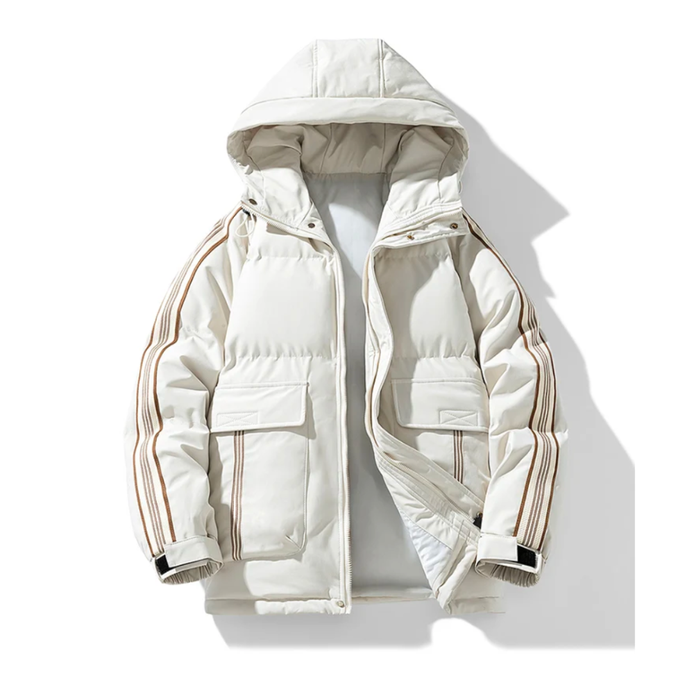 Veste Hiver Homme avec Capuche et Manches Longues