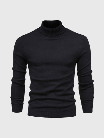 Pull à Col Roulé Homme Lavable