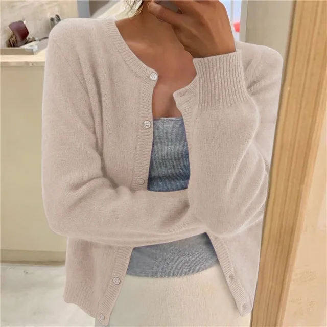 Cardigan femme chaud et doux hiver