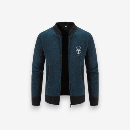 Veste oversize zippée avec manches longues et poches côtés - PanierRoyale