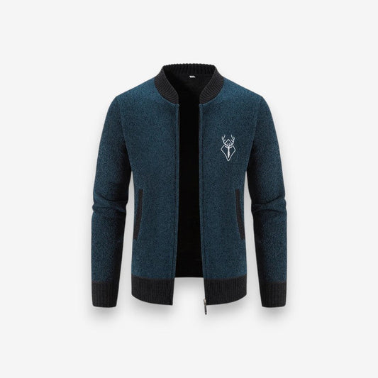 Veste oversize zippée avec manches longues et poches côtés - PanierRoyale
