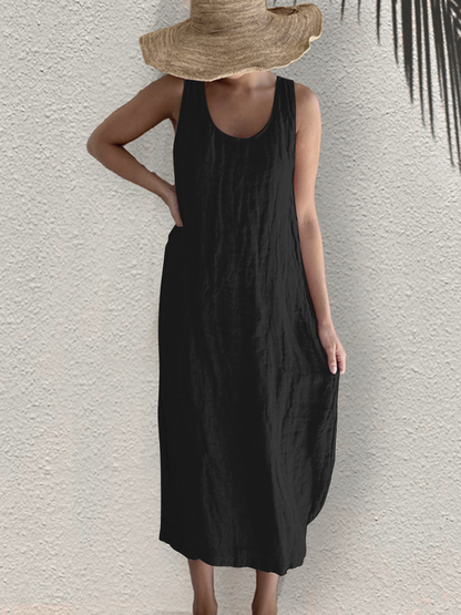 Robe Longue Été en Soie Légère Féminine