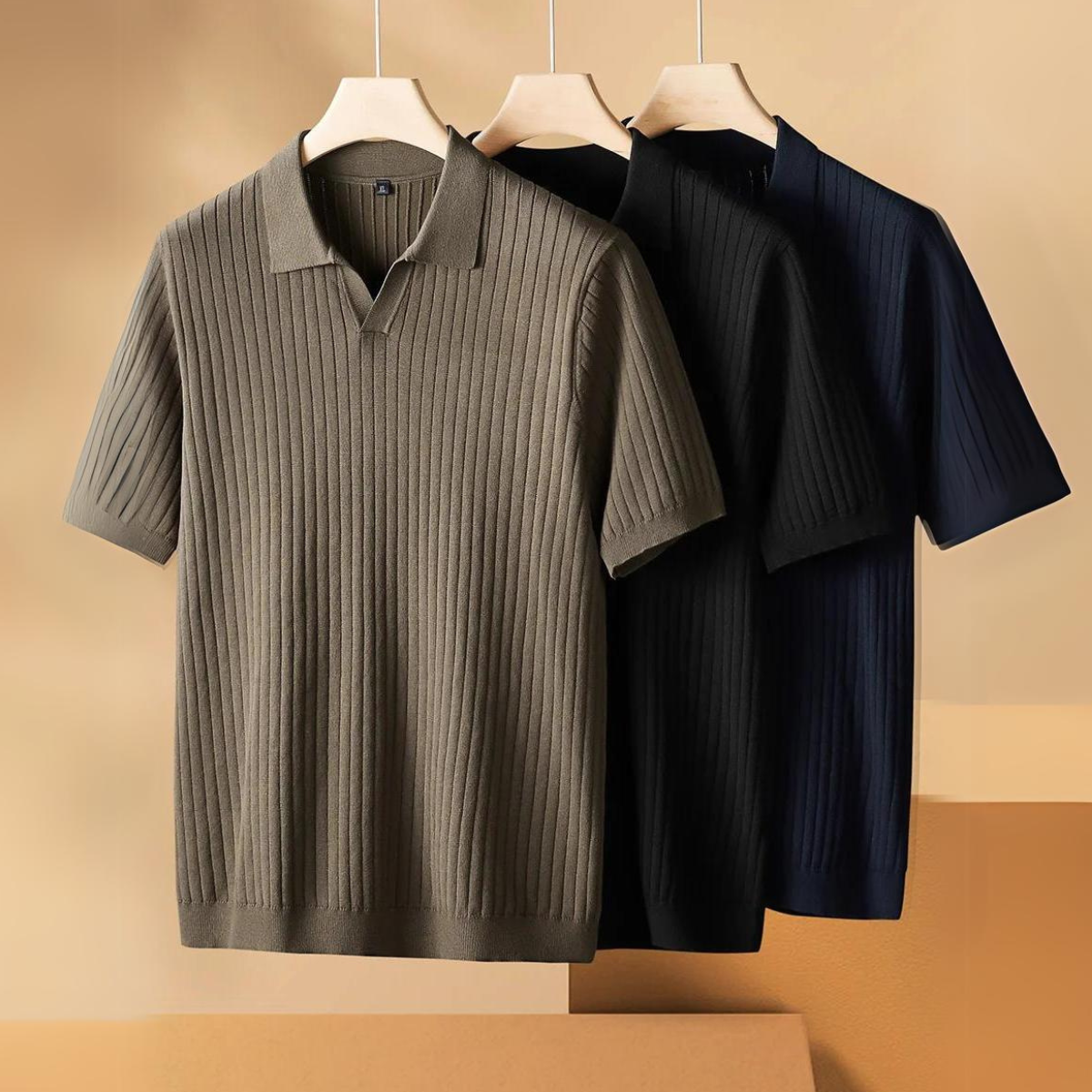 Chemise Polo Homme Côte d'Azur Style Marin - BerlinGlamour
