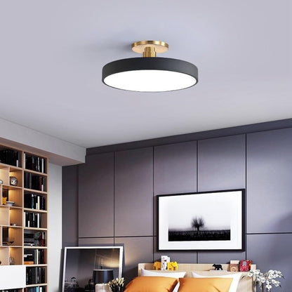 Lampe Plafond LED Or Moderne Élégante