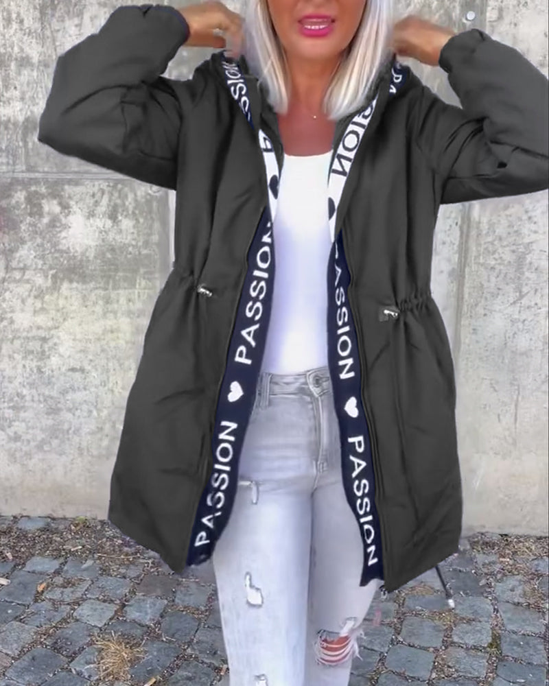 Trench-coat Femme Léger Coupe Ample Long à Capuche