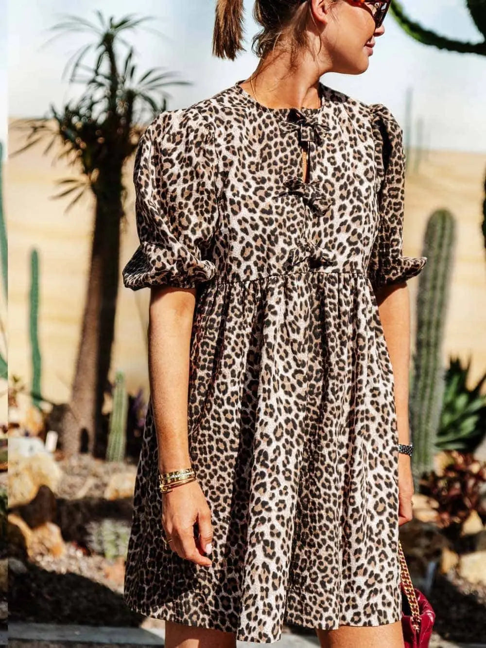 Chiara | Leoparden Kleid Zendoo.de