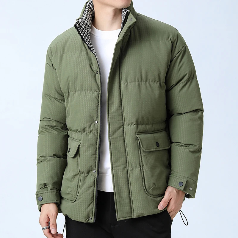 Veste Homme Hiver Élégante à Fermeture Éclair