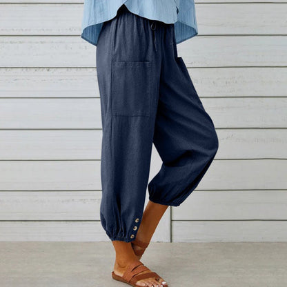 Pantalon Femme Décontracté Taille Relâchée - PanierRoyale