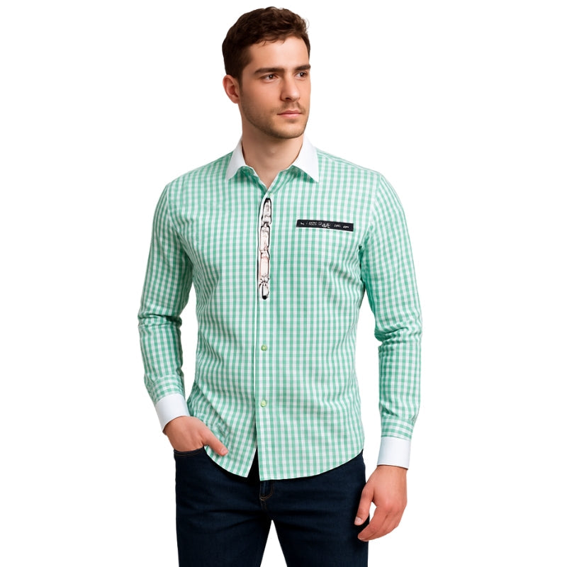 Chemise Flanelle Hiver à Manches Longues Rayée
