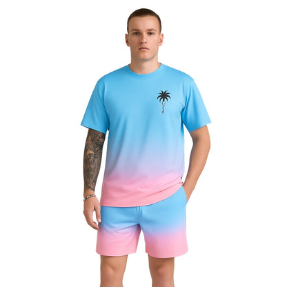 Ensemble Sport 2 Pièces T-shirt et Short Décontracté