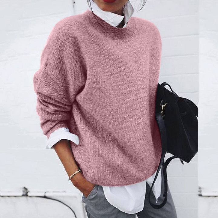 Pull Femme Classique à Manches Longues Pour Tous les Jours