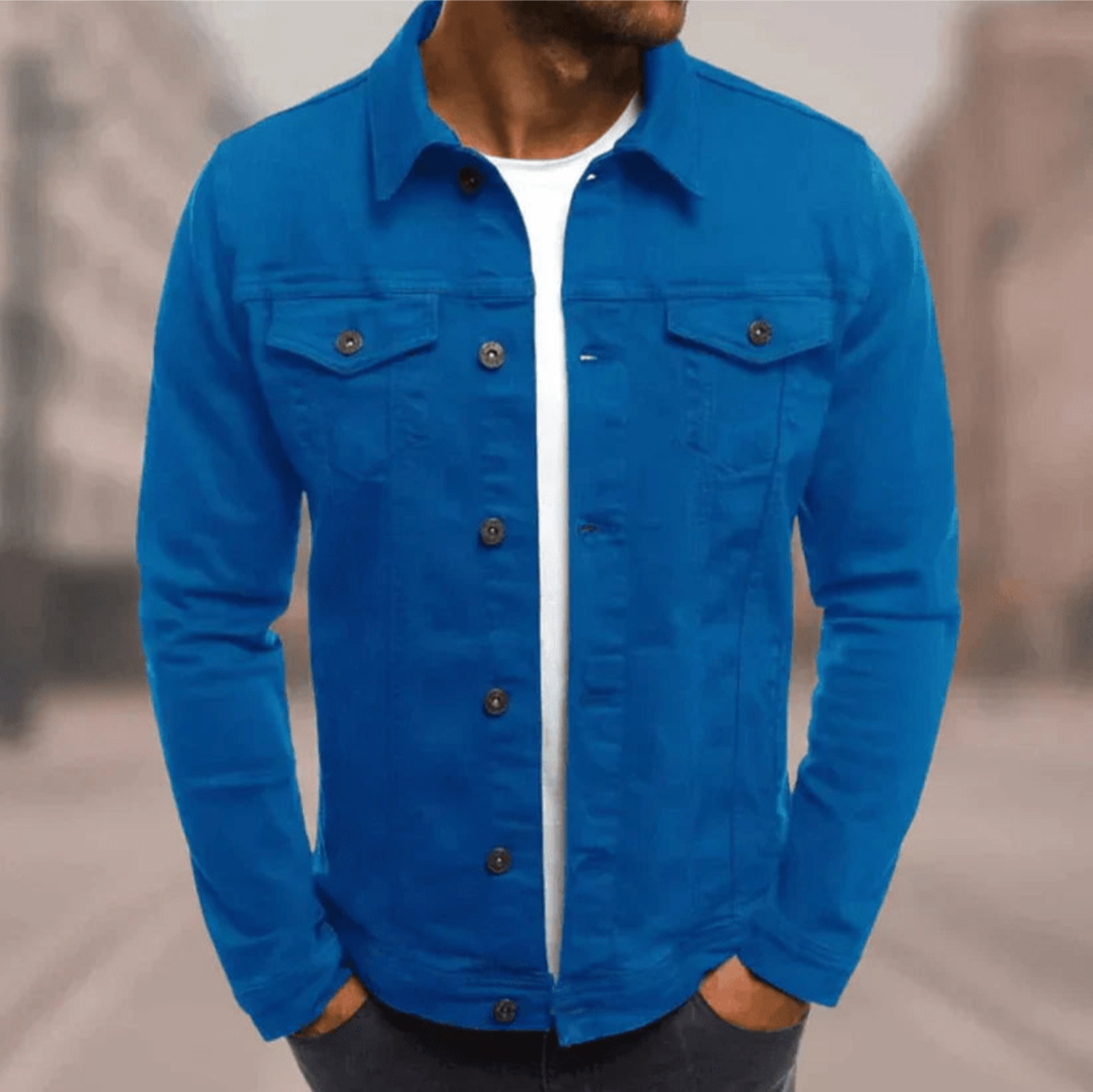 Veste Jean Décontractée pour Homme