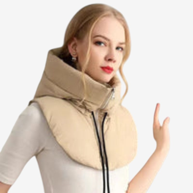 Cagoule femme à capuche zippée chaude et légère