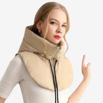 Cagoule femme à capuche zippée chaude et légère