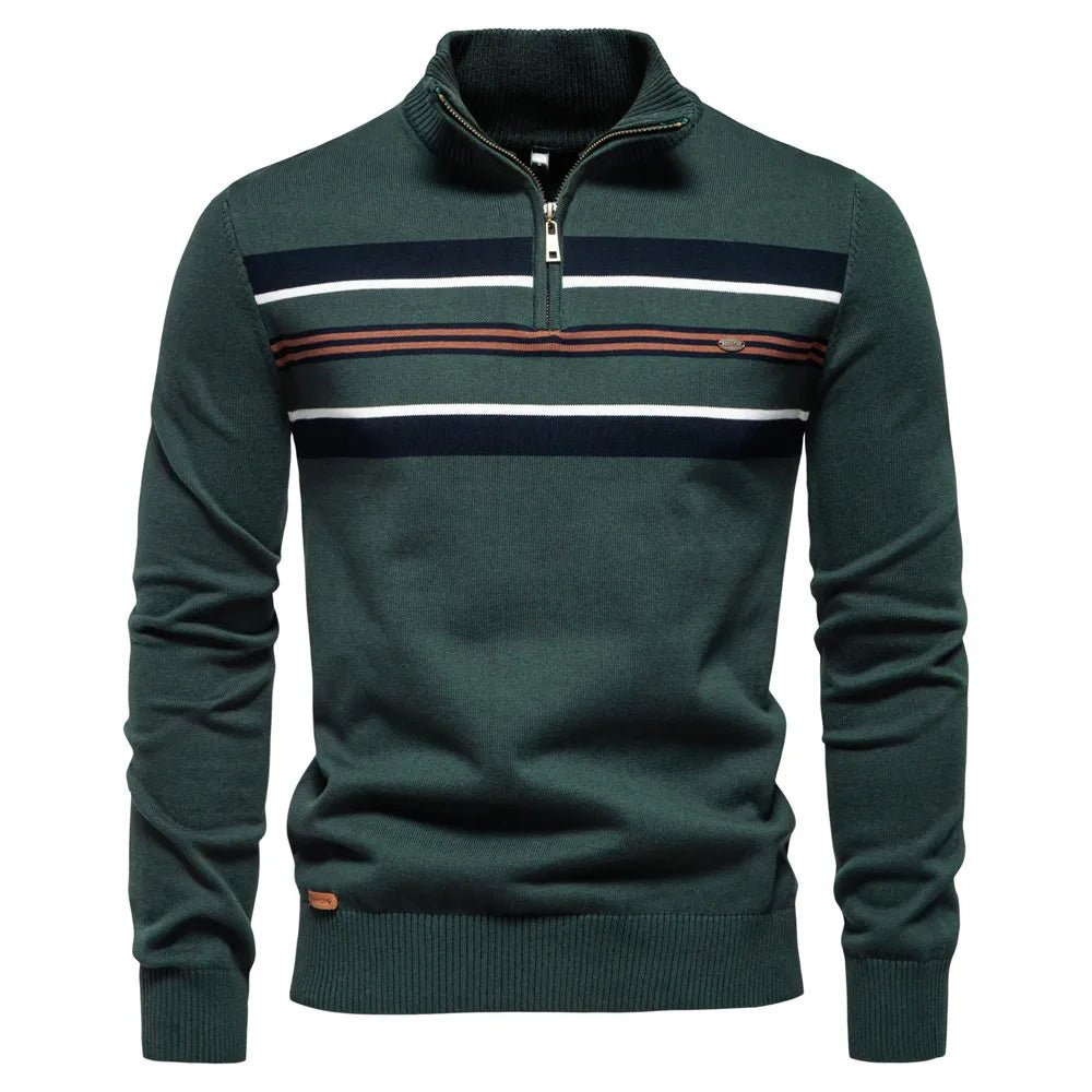 Pull Homme Hiver Zippé et Douillet
