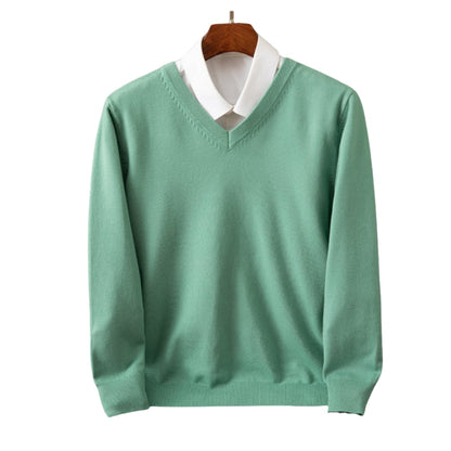 Pull Col V Grande Taille Manches Longues