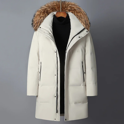 Parka Hiver Homme avec Capuche et Doublure Polaire Chaude - PanierRoyale