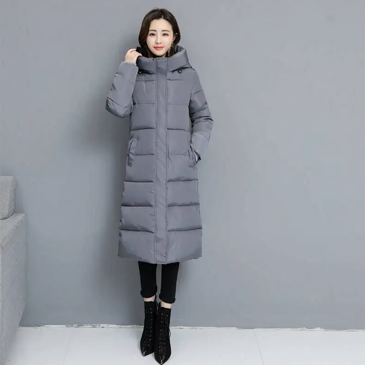 Veste longue chic et tendance Matelassée - vue 3