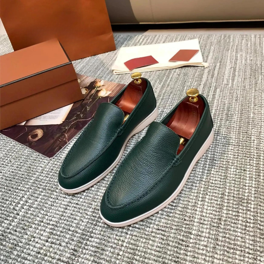 Chaussures Loafers Homme Cuir Italien de Luxe