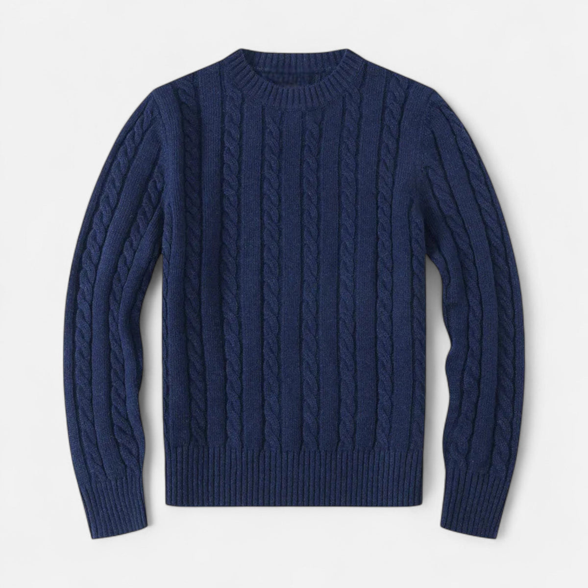 Pull Laine Mélange Brun Chaud