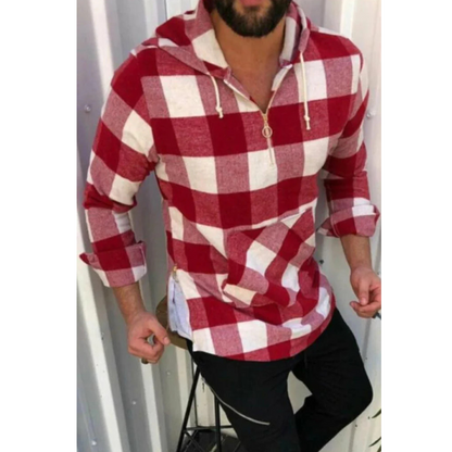 Chemise à capuche molletonnée douce à manches longues