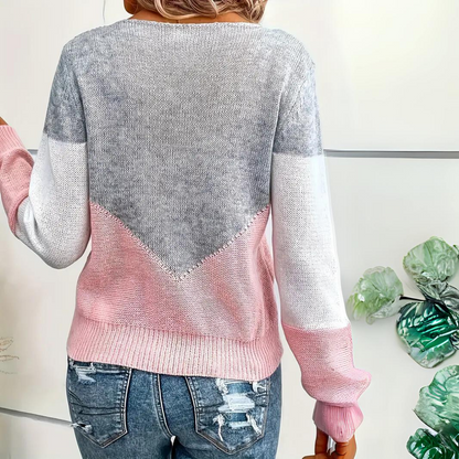 Pull Femme Détendu à Manches Longues