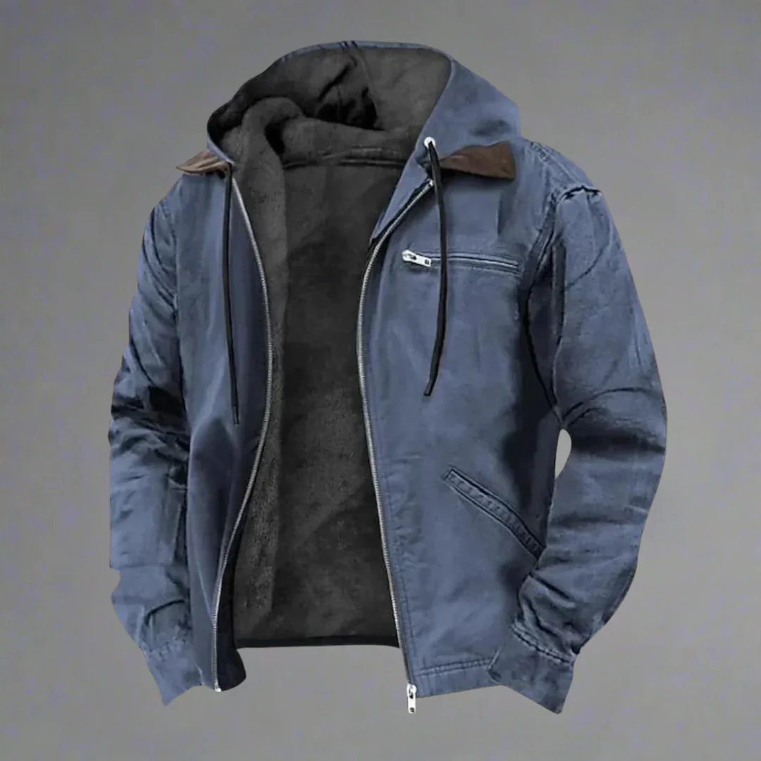 Veste Hiver Homme Capuche Polaire Chaude