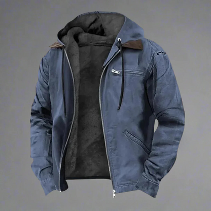 Veste Hiver Homme Capuche Polaire Chaude