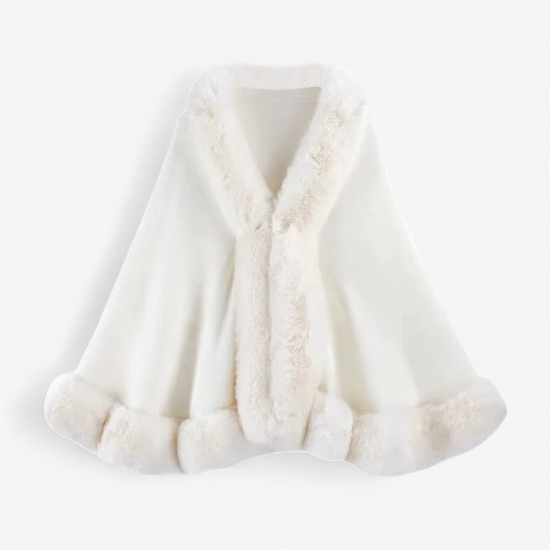 Poncho Grande Taille Doux avec Fermeture Éclair - PanierRoyale