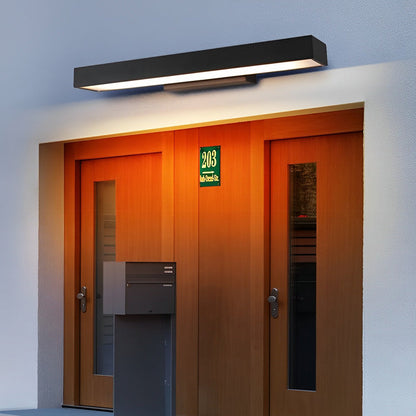 Lampe Murale LED Noir avec Capteur de Mouvement