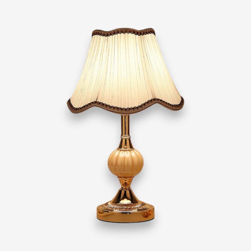 Lampe de Table Design Fleurs en Métal
