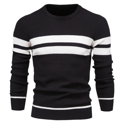 Pull Homme Col Rond Tricot Chaud et Confortable