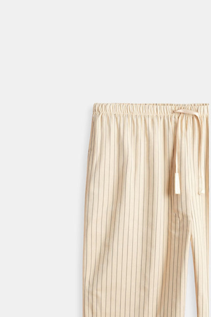 Pantalon de ville à rayures pour homme