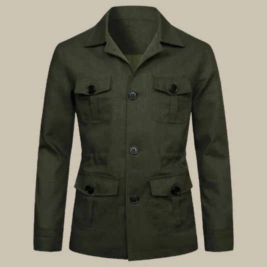 Veste Classique Hiver Boutonnée Manches Longues - PanierRoyale