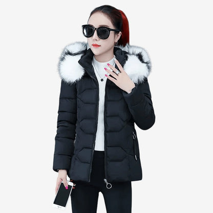 Doudoune Parka à Capuche avec Poches Réchauffante - PanierRoyale