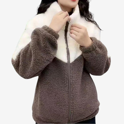 Veste de sport femme zippée avec capuche et poches côtés