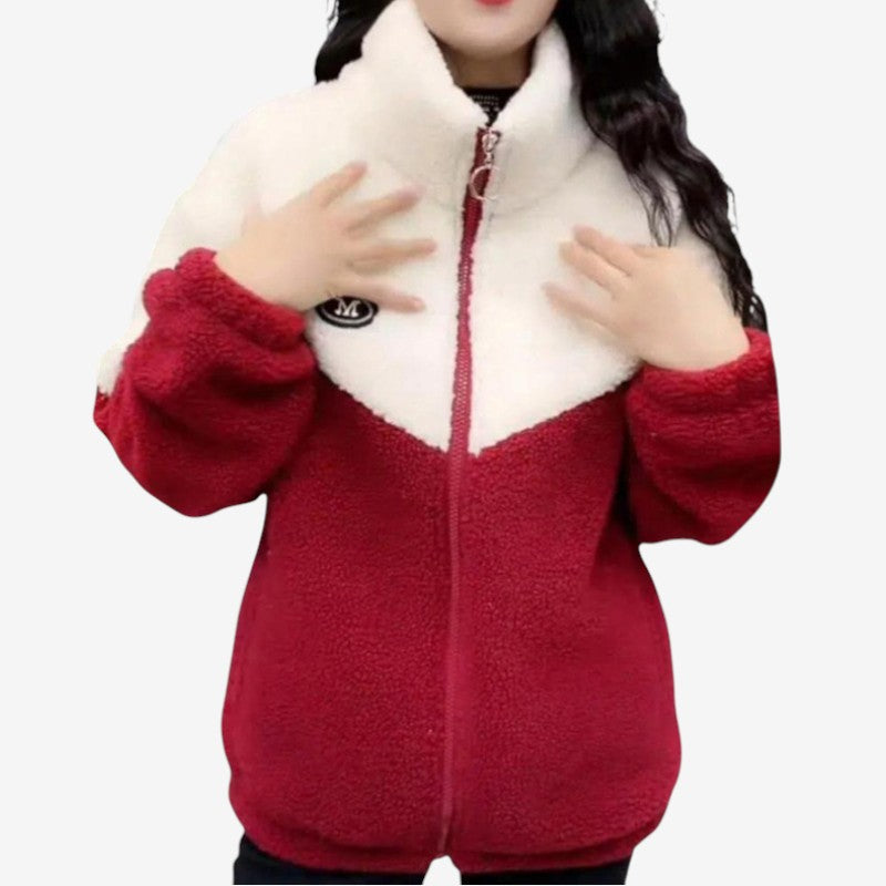 Veste de sport femme zippée avec capuche et poches côtés - PanierRoyale