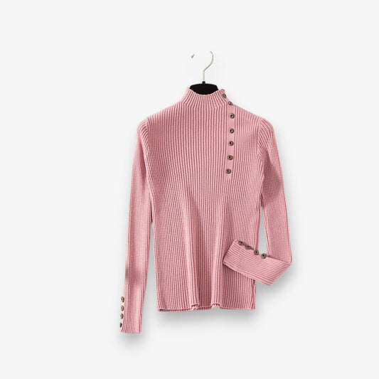Pull Col Roulé Femme Manches Longues et Élégant - PanierRoyale
