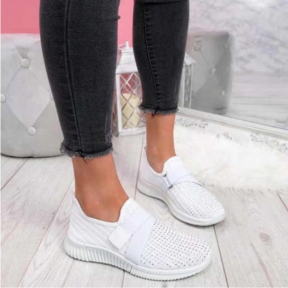 Baskets Femmes Mode à Lacets Élastiques