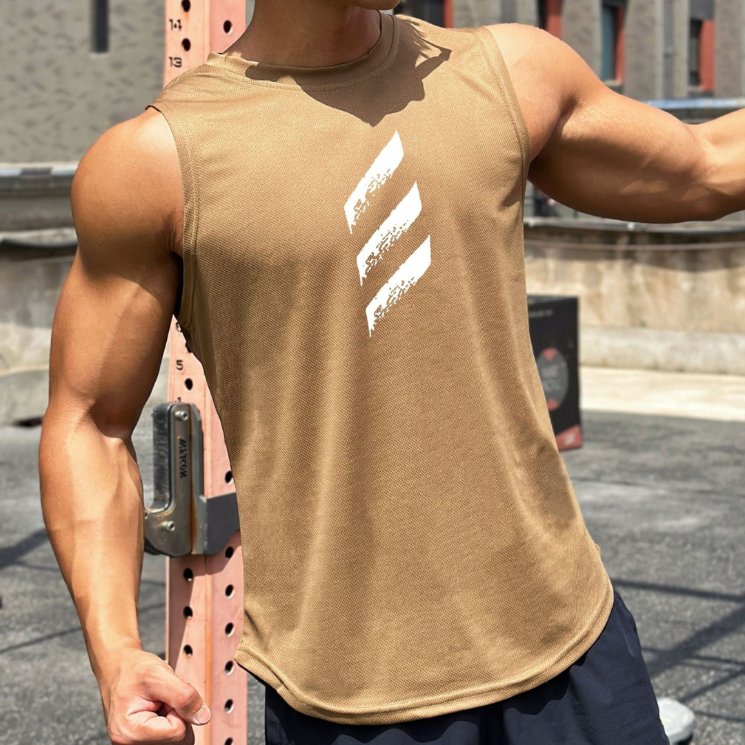 T-shirt Sport Homme Sans Manches Décontracté