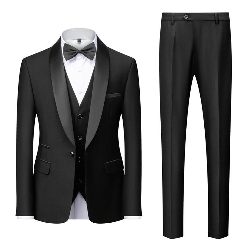 Costume Homme noir Élégant avec Nœud Papillon - PanierRoyale